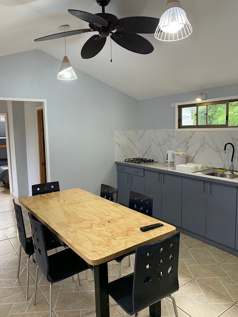 Independent and equipped family cabin
