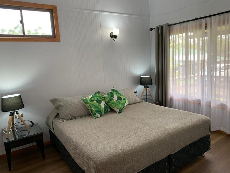 Cabaña confortable y equipada